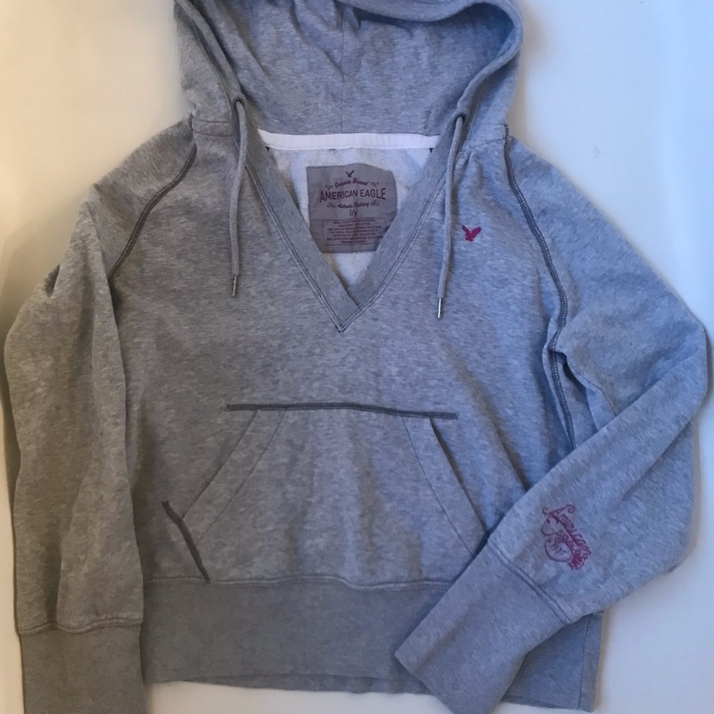 American Eagle Cropped Hoodie